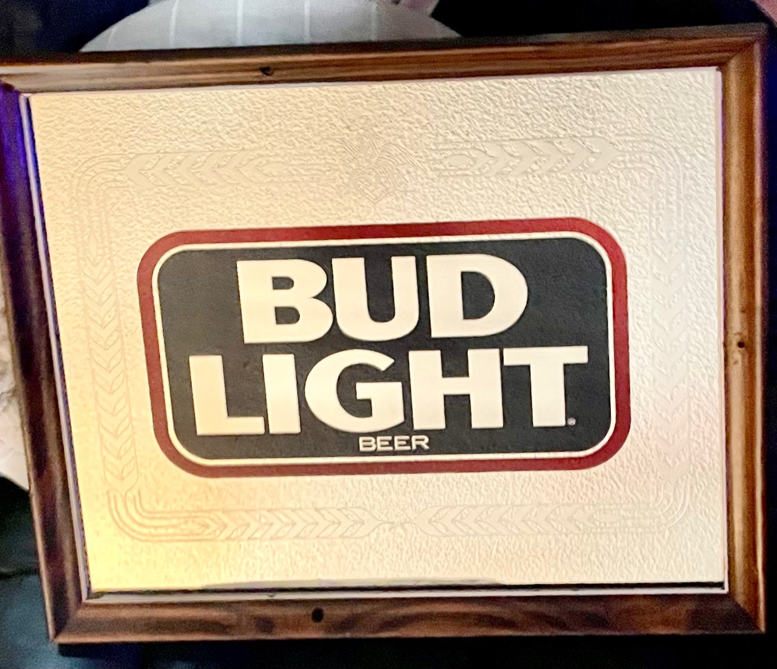 Limited edition 1988 vintage bud Light mirror