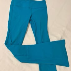 Splits59 Raquel Mid rise flare leggings pants size small in teal blue