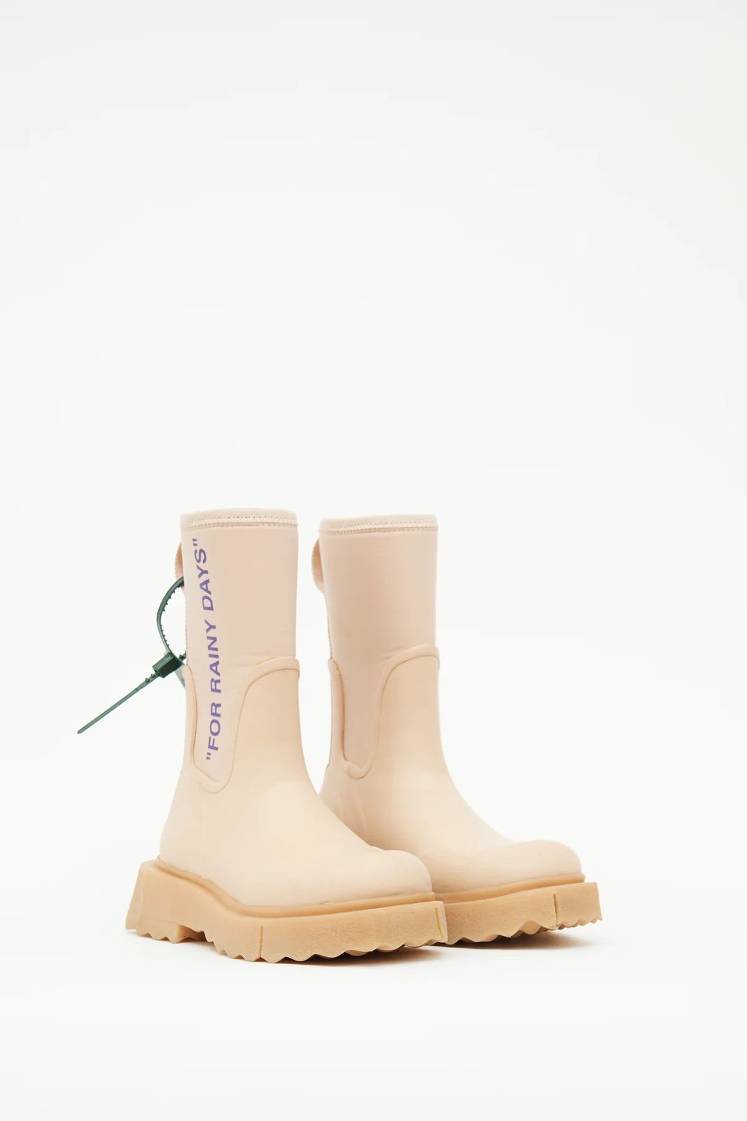 Off-White “For Rainy Days” Boots