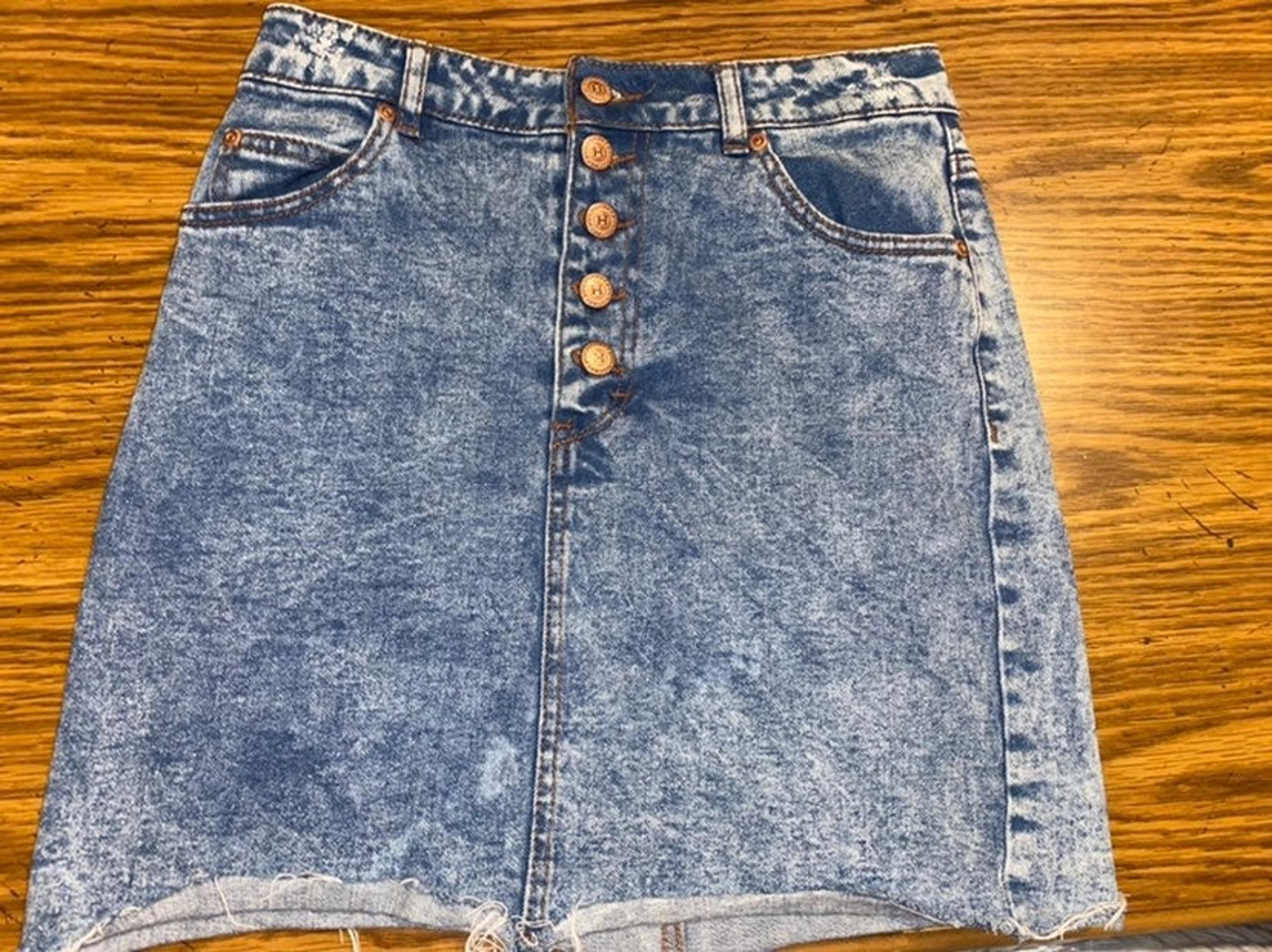jean skirt