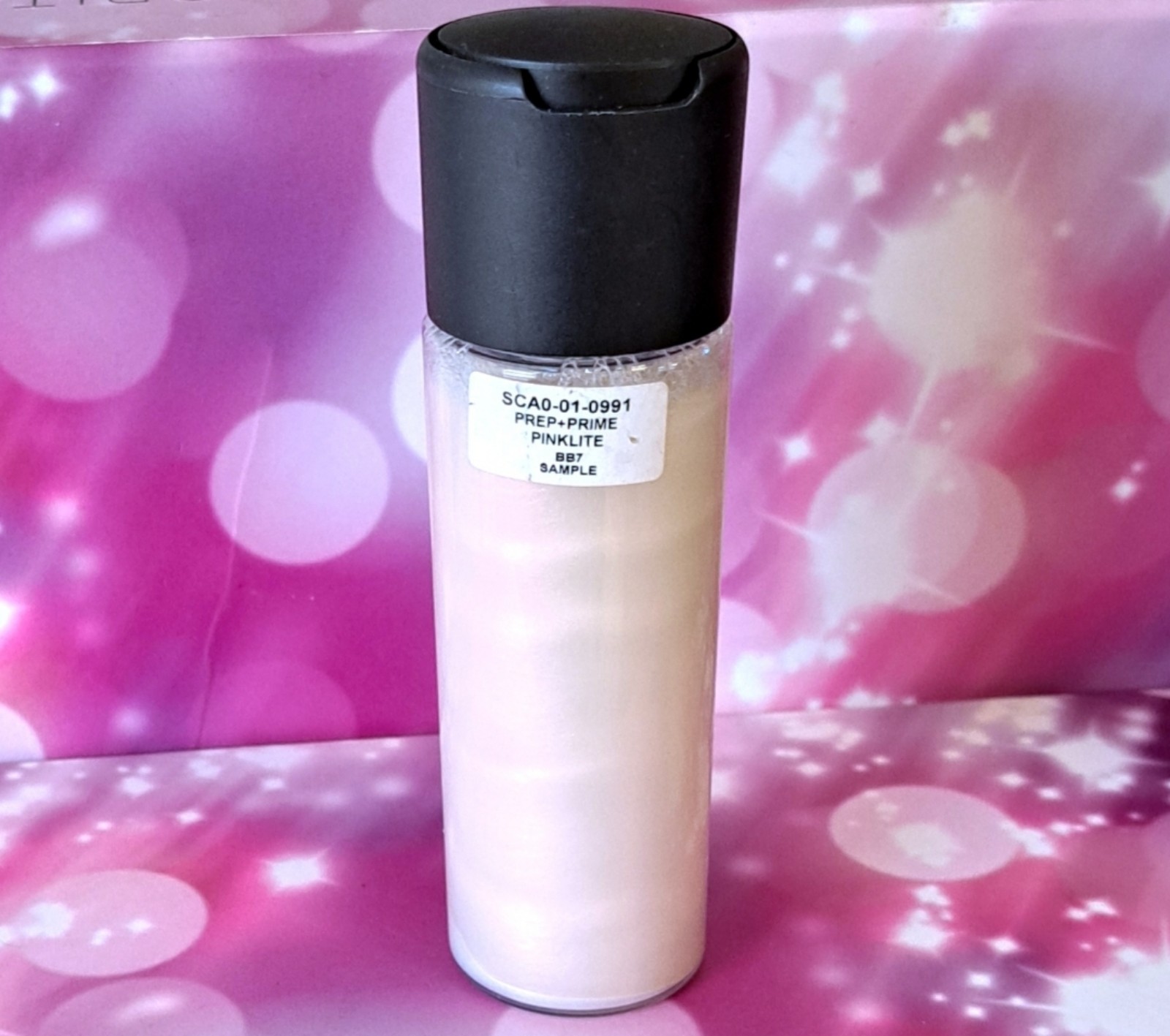 RARE 3.4 fl oz MAC Prep + Prime Fix + Shimmer Setting Spray Pinklite