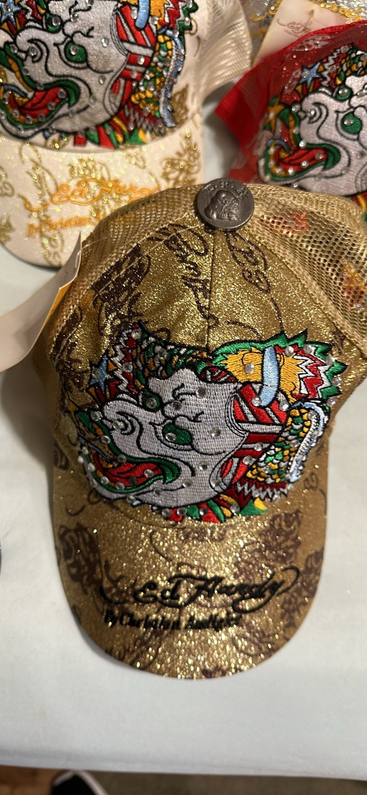 Bundle of 6 asst nwt ed hardy trucker hats