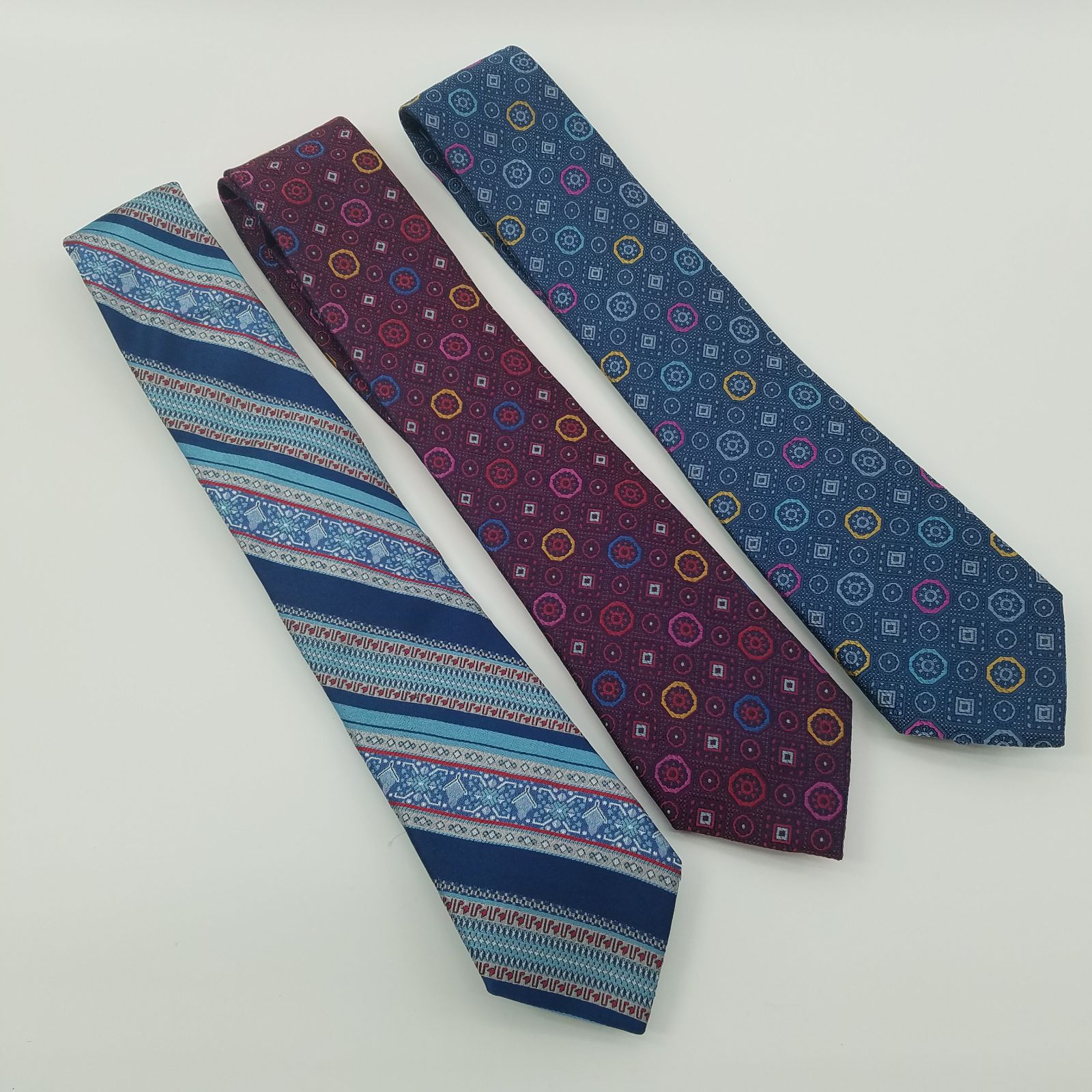 JoS. A. Banks mens reserve collection neck ties lot of 3 100% silk