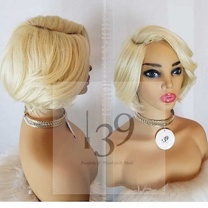 celebrity blonde natural looking wig
