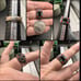 Vintage Old Pawn Sterling Multistone Heart Themed Ring