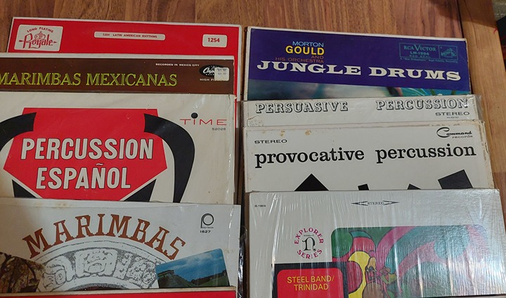 10 1950's Percussion themed LP's