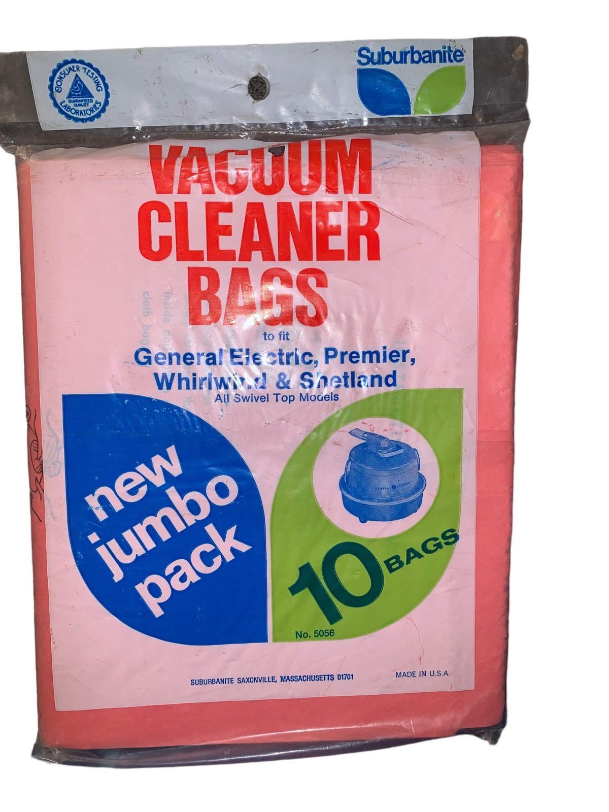 Swivel Top Vacuum Cleaner Bags No.5056 Sealed in Bag
