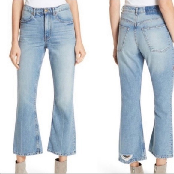 THE GREAT. The Western Crop Jeans Size 24
