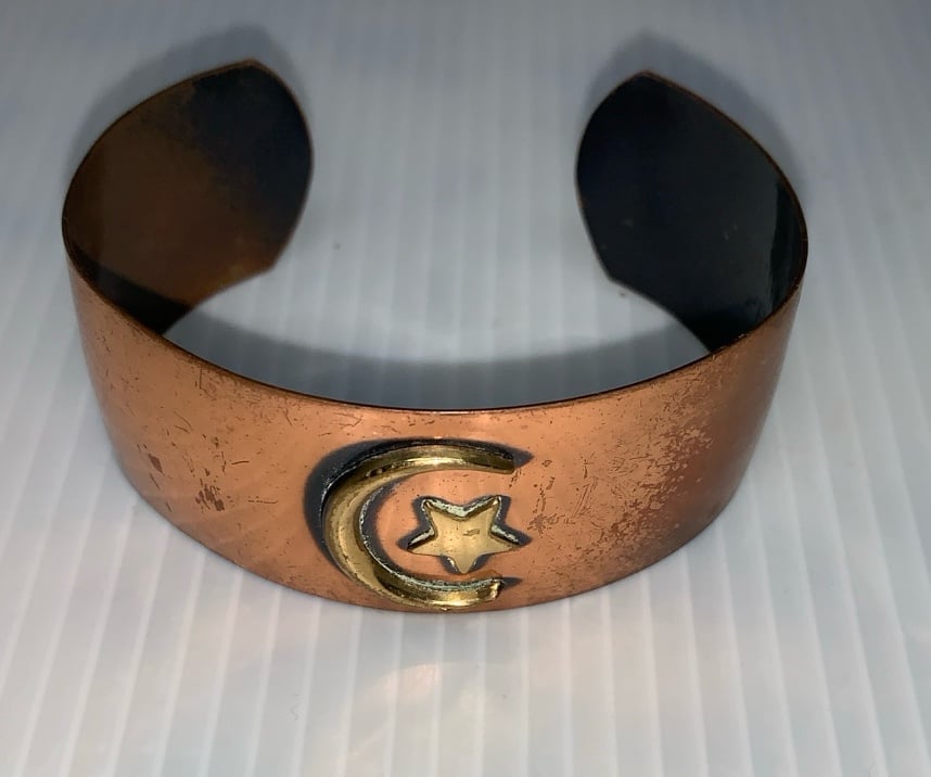 Vintage Genuine Copper Cuff Bracelet