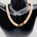 Handmade Shell, Pipestone & Turquoise Sterling Silver Bench Bead Heshi Necklace