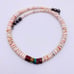 Handmade Shell, Pipestone & Turquoise Sterling Silver Bench Bead Heshi Necklace