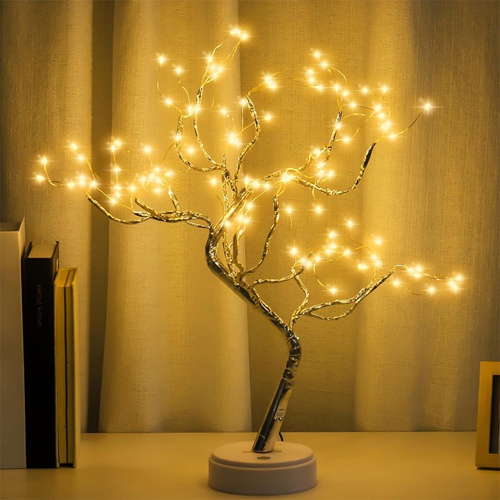 108 LED Tabletop Bonsai Tree Light, DIY Artificial Tree Lamp, 20