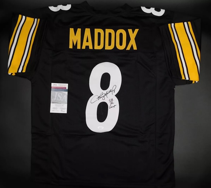 Tommy Maddox Signed Autograph Pittsburgh Steelers Black Jersey SB Champ JSA COA