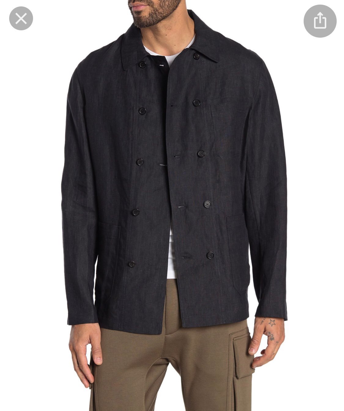 Burberry Hockney linen jacket 42R