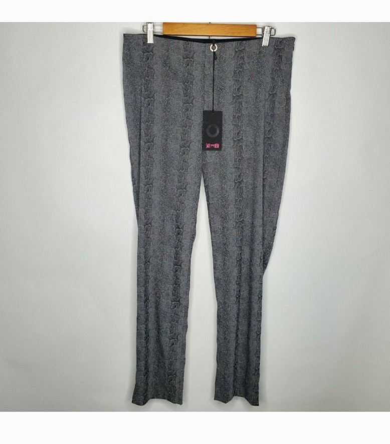 STQ cigarette trousers snakeskin print NWT