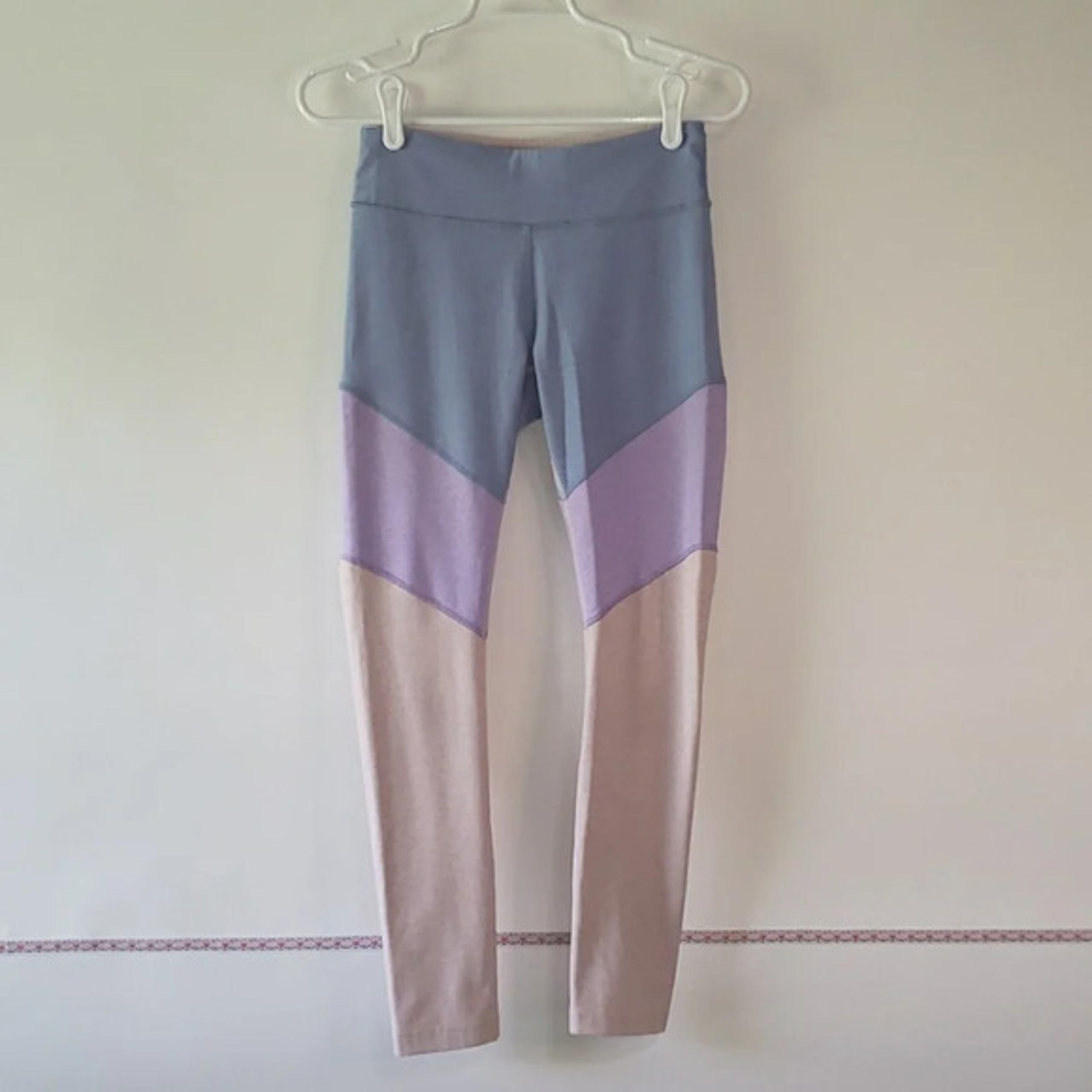 OUTDOOR VOICES Tri-color 7/8 Springs Legging Lilac Lavender Dahlia Womens Small