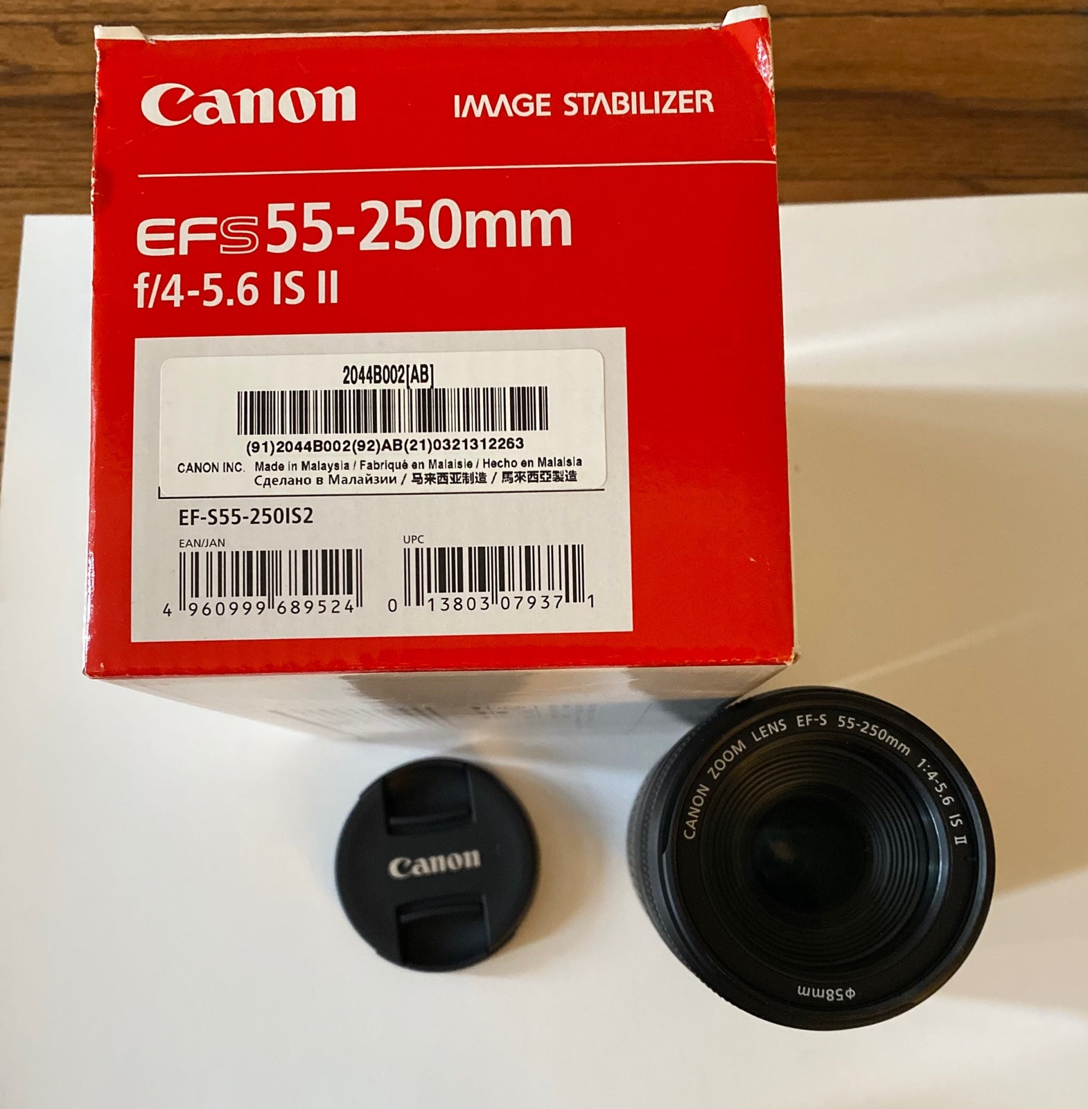Canon offers efs 55-250mm f/4-5,6 IS II