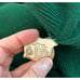 Woolf Brothers Vintage 100% Lambswool Green Grandpa Sweater Unisex