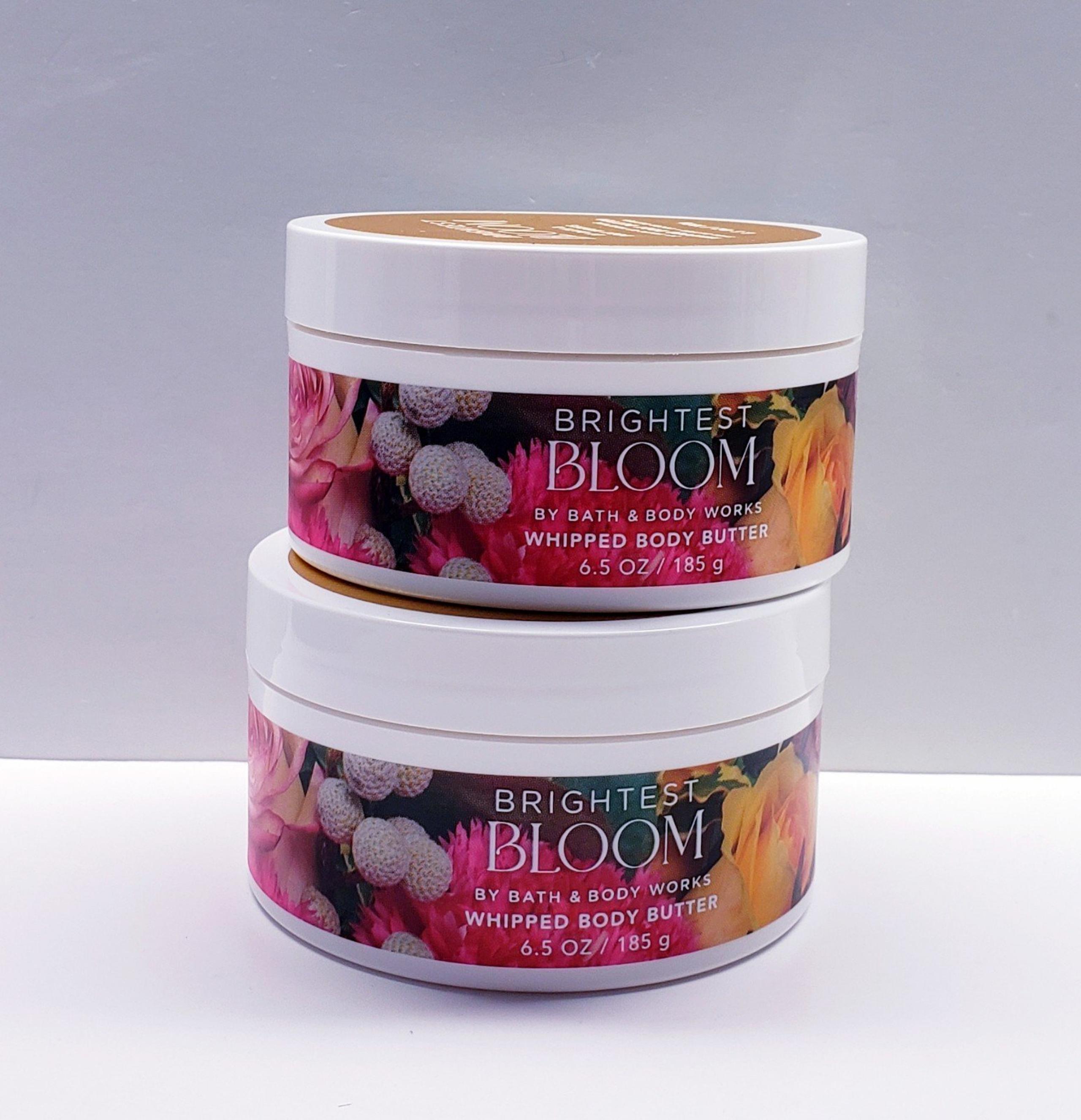 Bath & Body Works BRIGHTEST BLOOM Whipped Body Butter, 6.5 oz/185g (2 pack)