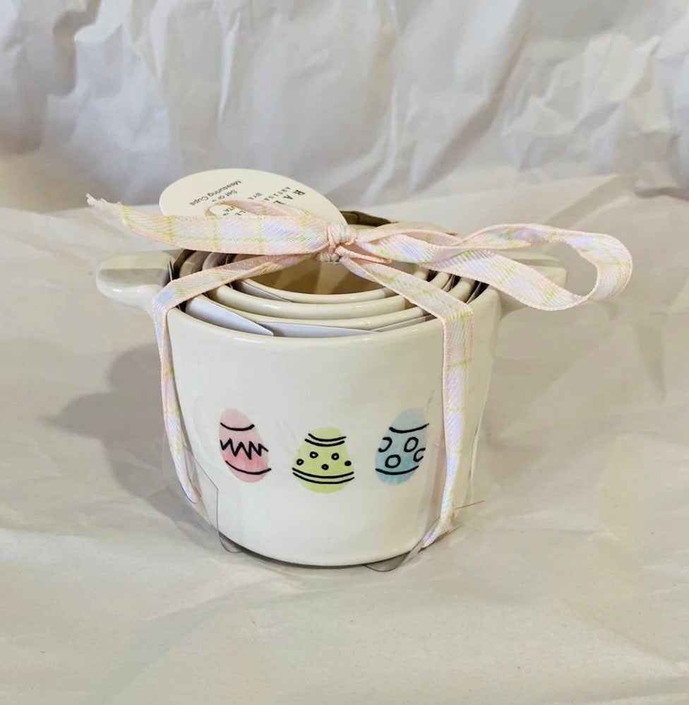 Rae Dunn Watercolor Easter Egg Measuring Cups