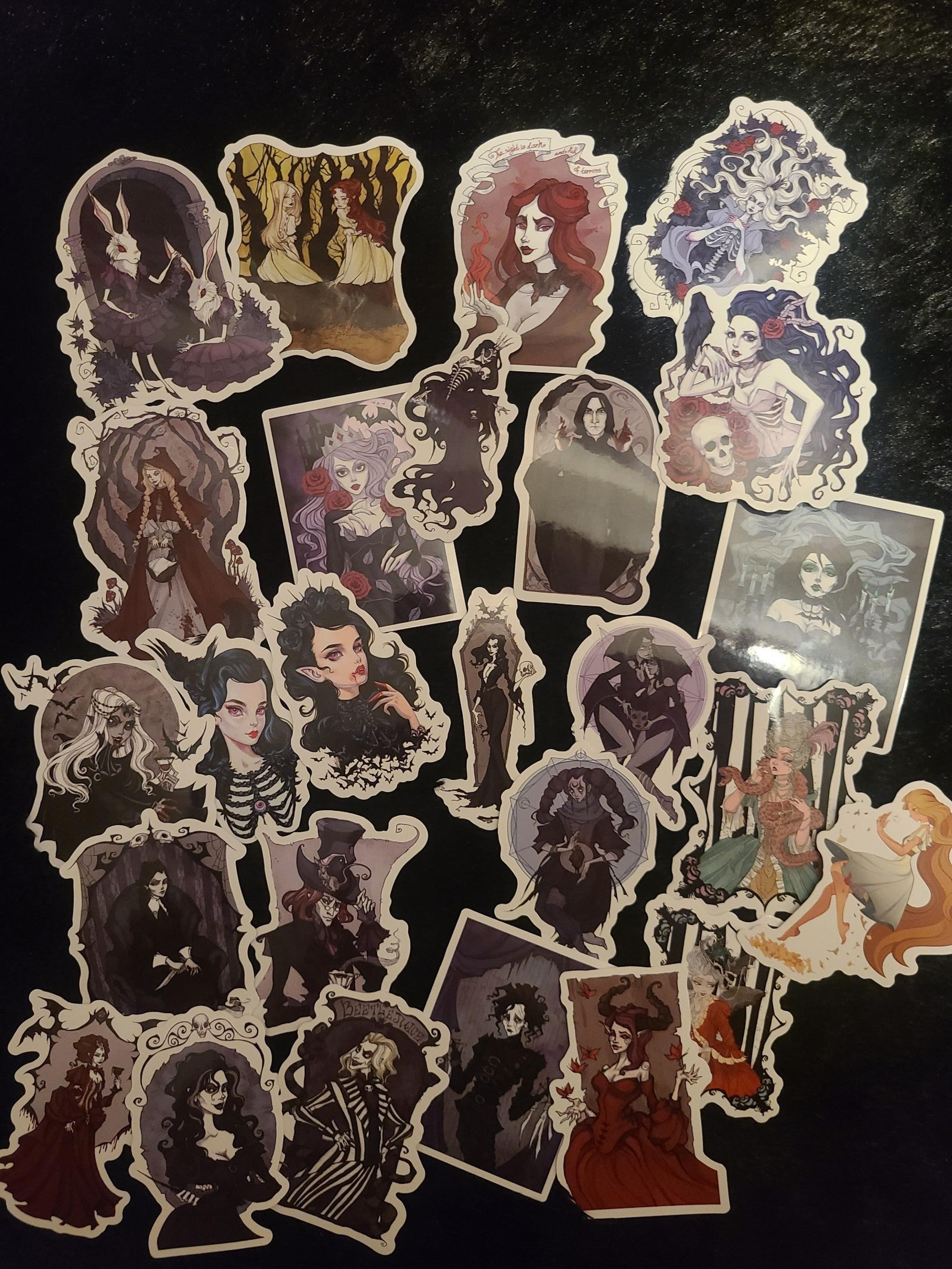 Wicked goth stickers pack of 100
