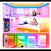 65.6ft LED Strip Lights Music Bluetooth