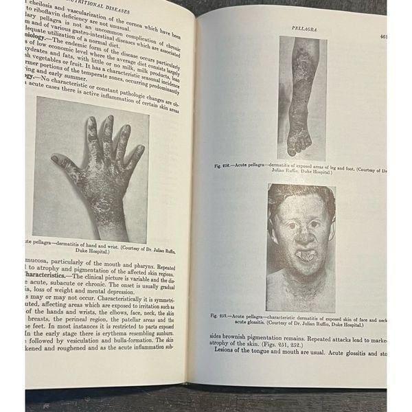 Vintage Military Manual of Tropical Medicine 1949 WWII Era Graphic Photos