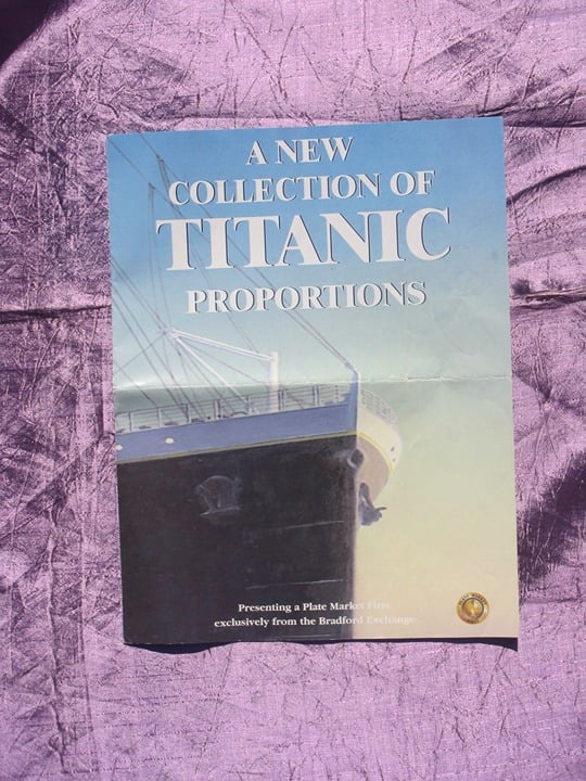 Titanic Ship Of Dreams Bradford Exchange Glossy Flyer