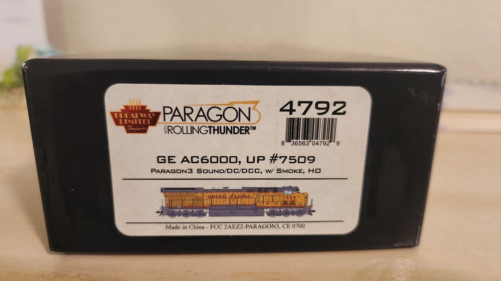 Broadway Limited GE AC6000 UP #7509