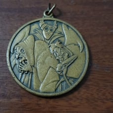 disney villians coin Pendant