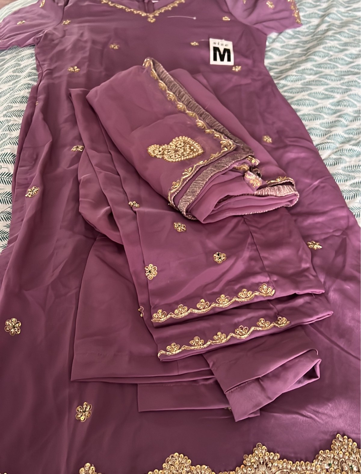 Lavender salwar kameez