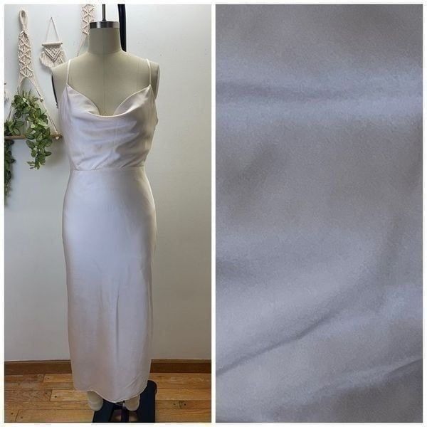 Adylan Rae Silk Dress Vanilla