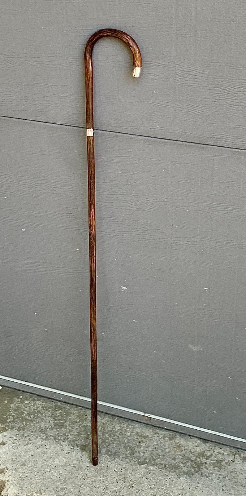 19th Century Antique Hallmarked Silver Ladies' Wooden Cane Walking Stick