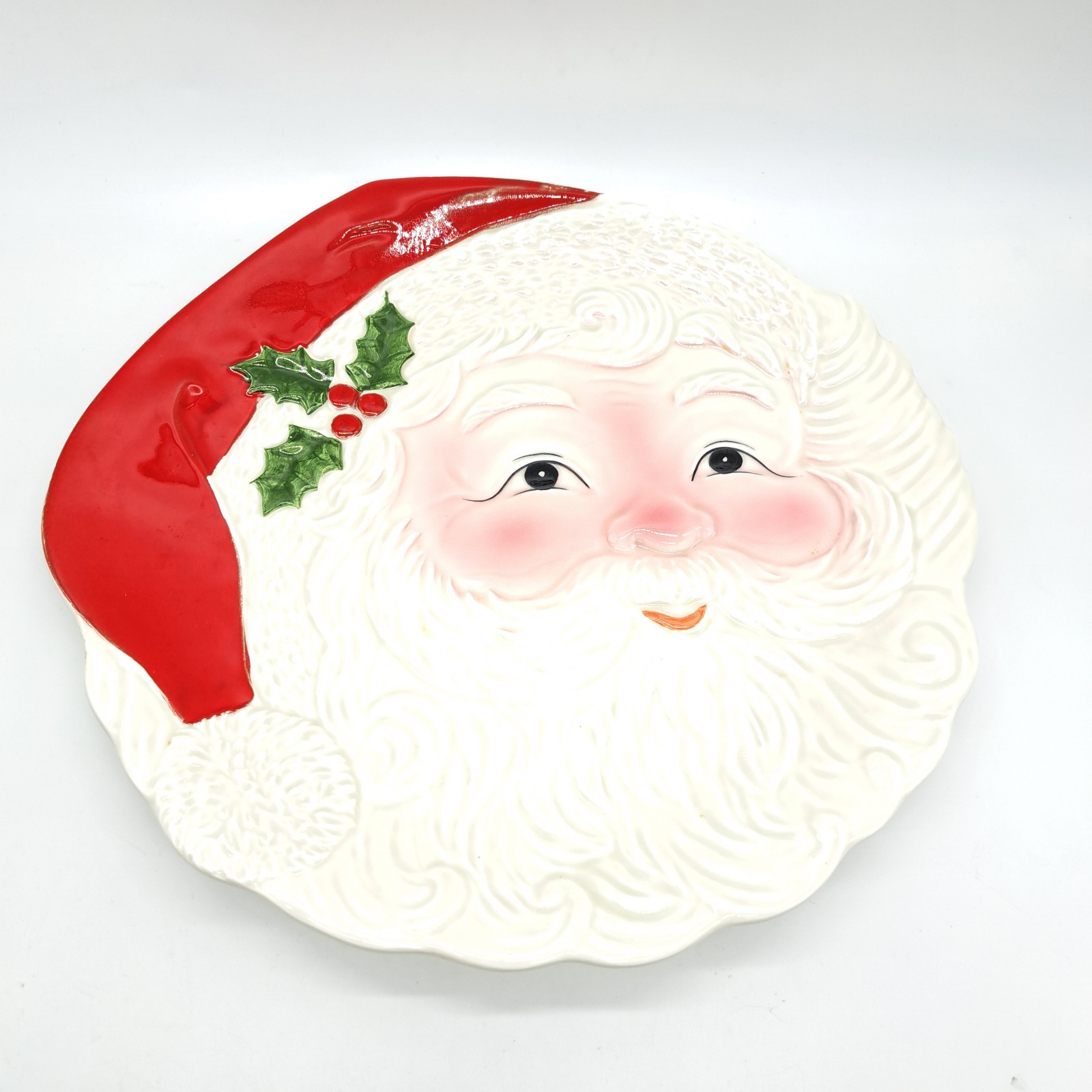 Vintage Santa 13in Platter