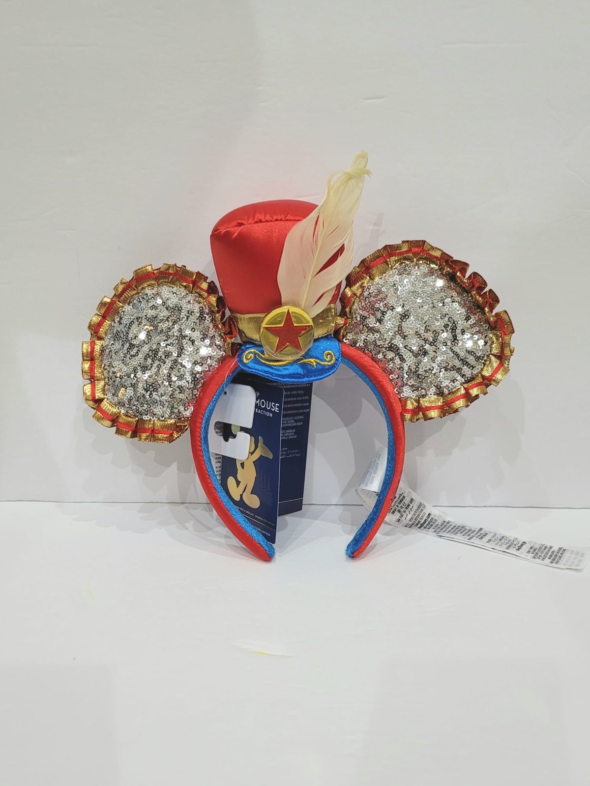 Disney Mickey Mouse Main Attraction Ear Headband Dumbo The Flying Elephant New