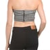 Walter Baker Crop Top Womens Large Gabby Tube Houndstooth Festival Goth Summer