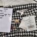 Walter Baker Crop Top Womens Large Gabby Tube Houndstooth Festival Goth Summer