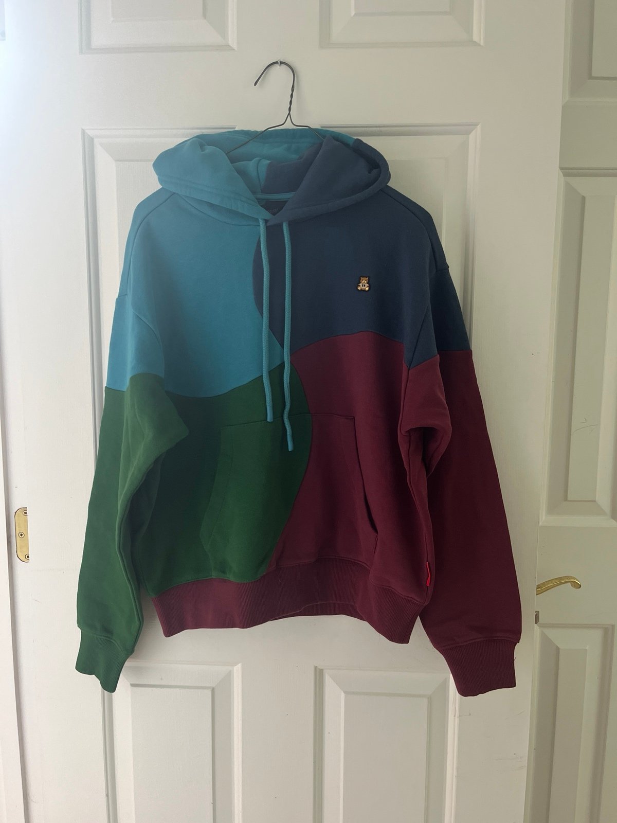 Teddy Fresh Wave Patchwork Hoodie
