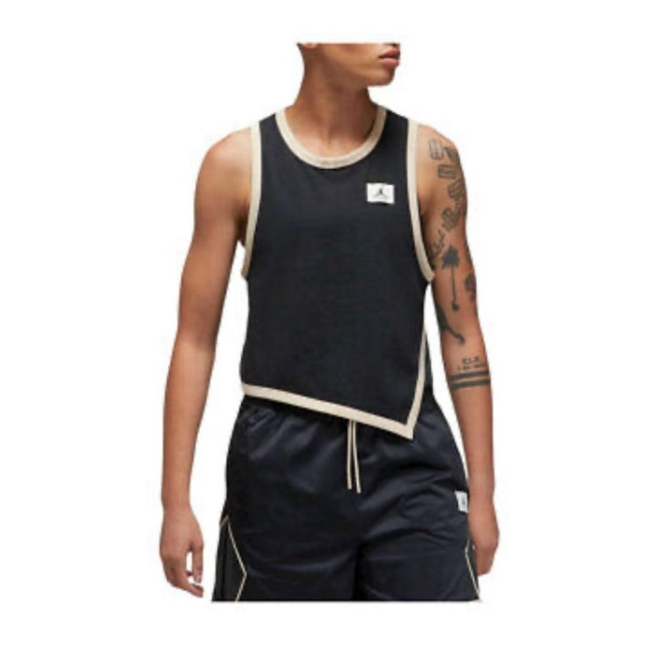 Air Jordan Essentials Jersey Tank Top Black WOMENS S DO5035-010 AUTHENTIC NWT