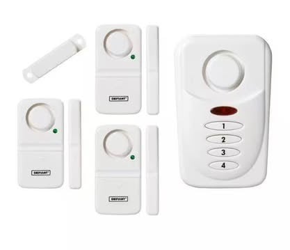 Defiant Wireless Home Security Door/Window Alarm Kit