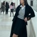 COS Black Pleated Skirt