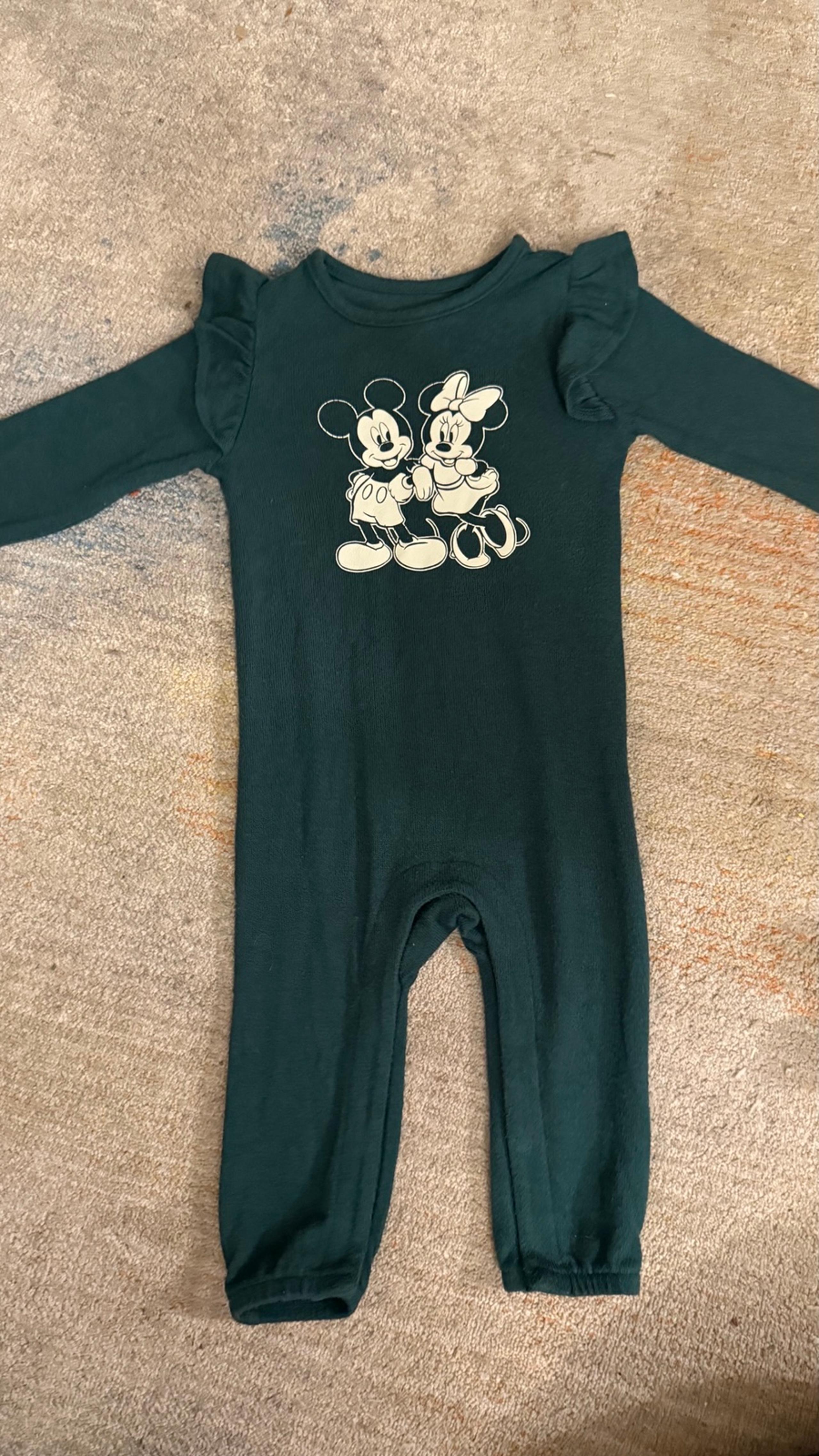 Disney Mickey and Minnie green outfit