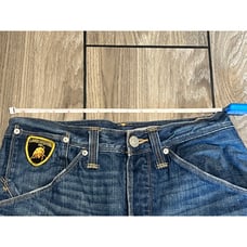 Totally Custom ordered Levis blue jeans Lamborghini Vintage Distressed