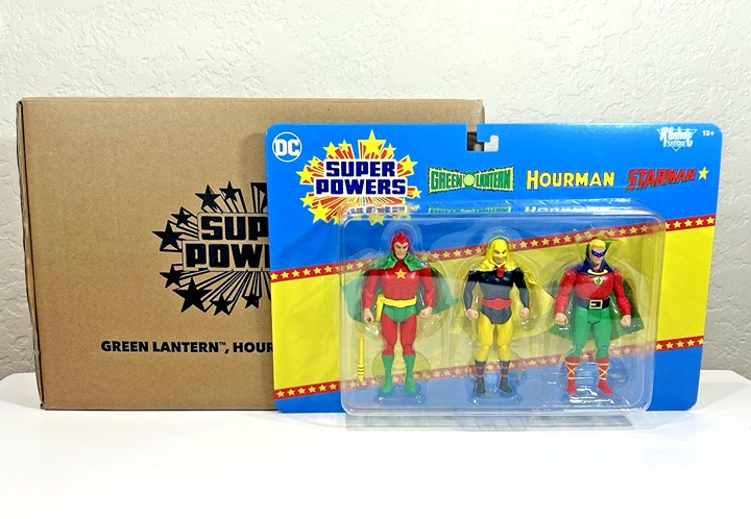 McFarlane Toys DC Super Powers Green Lantern, Hourman, Starman 3 pack