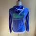 Vineyard Vines Long Sleeve Slub Whale Hoodie Logo Moonshine Blue: XS