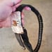 Hand-woven horsehair belt with Montana Silversmith belt buckle
