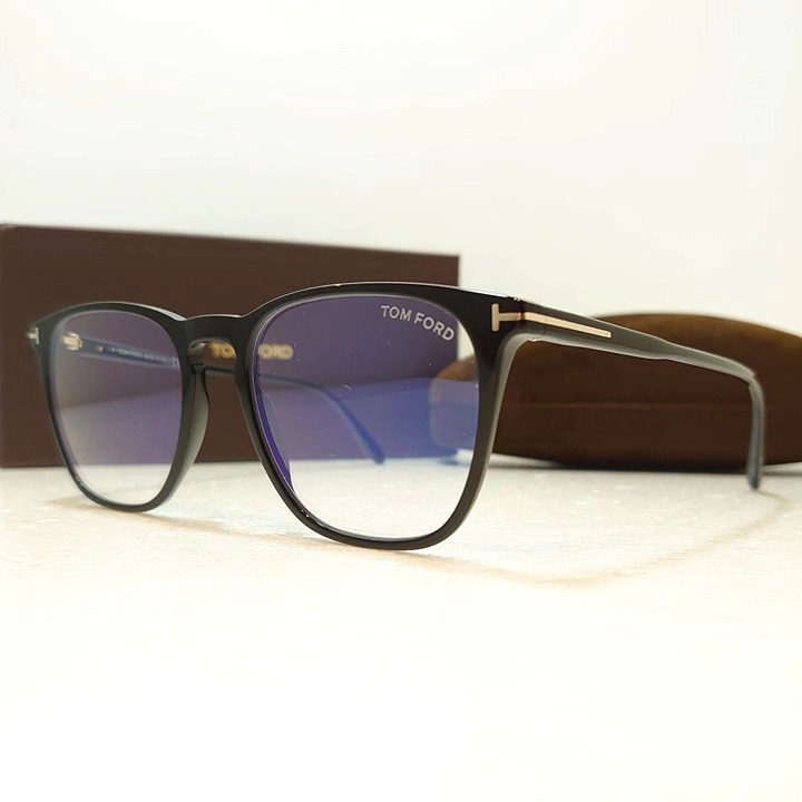 NEW Tom Ford FT5937-B-001 Blue Block Eyeglasses