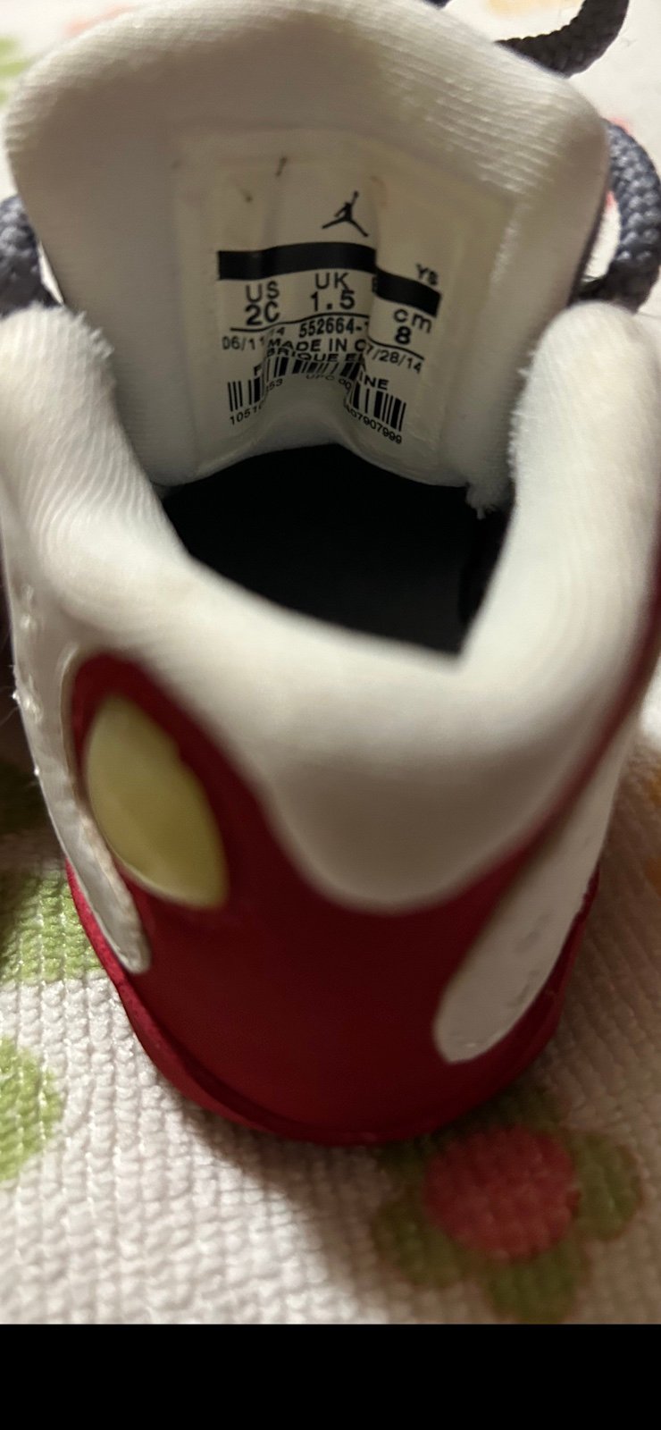 Infant crib air Jordan’s