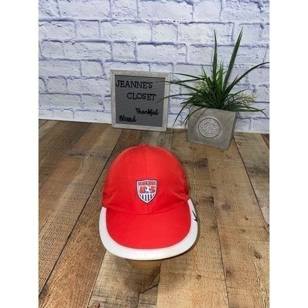 Vintage US Soccer Hat Adjustable Nike National Team USA StrapBack Cap One Size P
