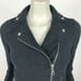 Rebecca Taylor Tweed Jacket Fringe Trim Long Sleeve Cotton Blend Pockets Women